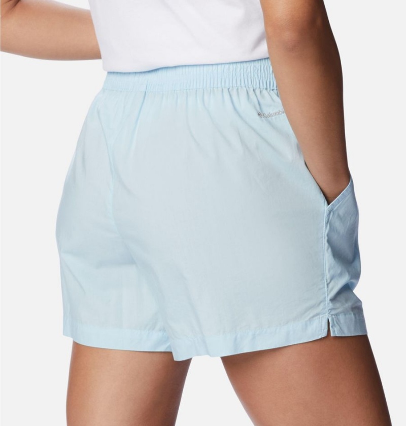 Blue Columbia Norgate Women's Shorts | 06943EZSW