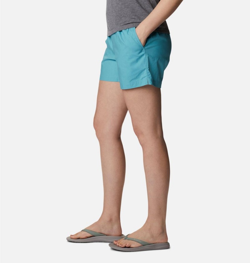 Blue Columbia Norgate Women's Shorts | 81649QWAY