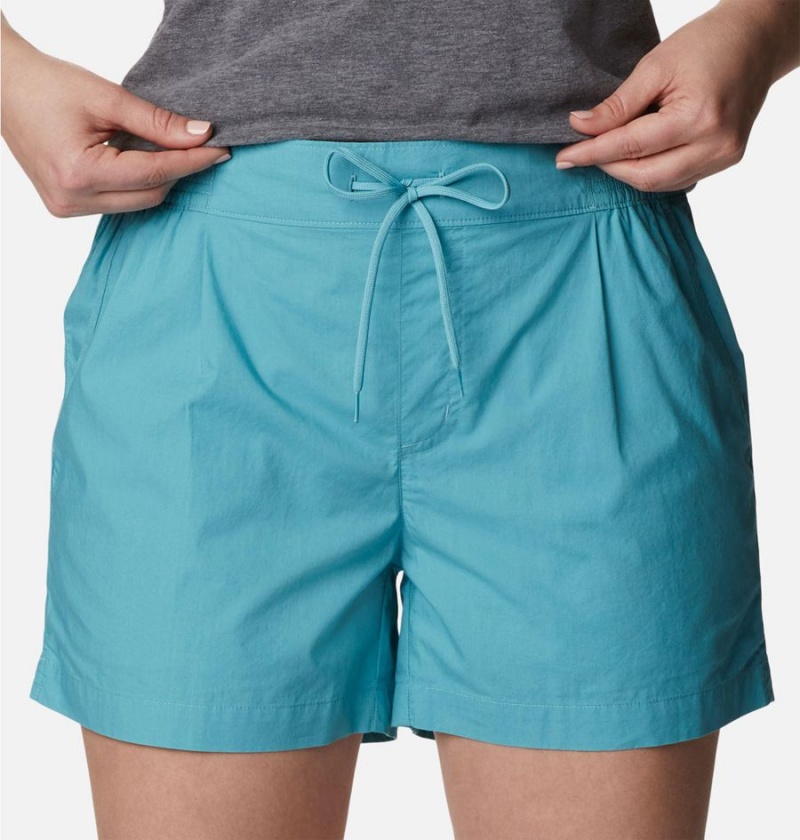 Blue Columbia Norgate Women's Shorts | 81649QWAY