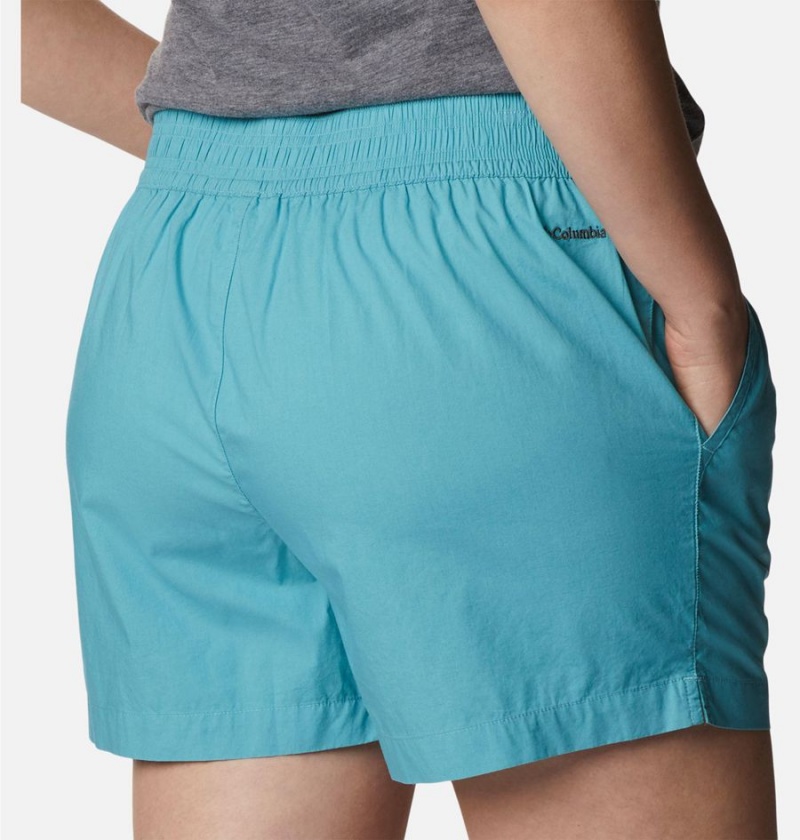 Blue Columbia Norgate Women's Shorts | 81649QWAY