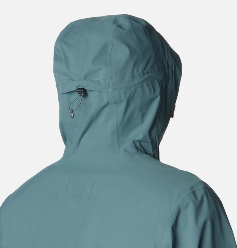 Blue Columbia Omni-Tech Ampli-Dry Shell Men's Rain Jacket | 17326BKIJ