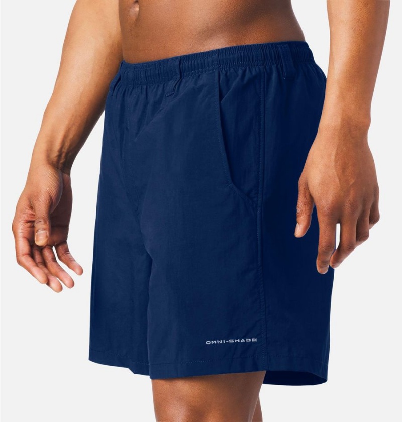 Blue Columbia PFG Backcast III Water Men's Shorts | 39241NEGX