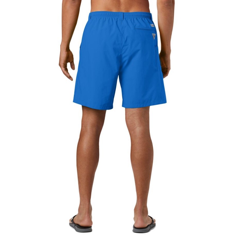 Blue Columbia PFG Backcast III Water Men's Shorts | 38052EJVS