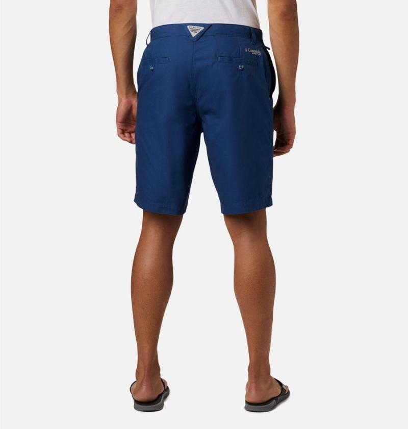 Blue Columbia PFG Bonehead II Men's Shorts | 25361MSVU