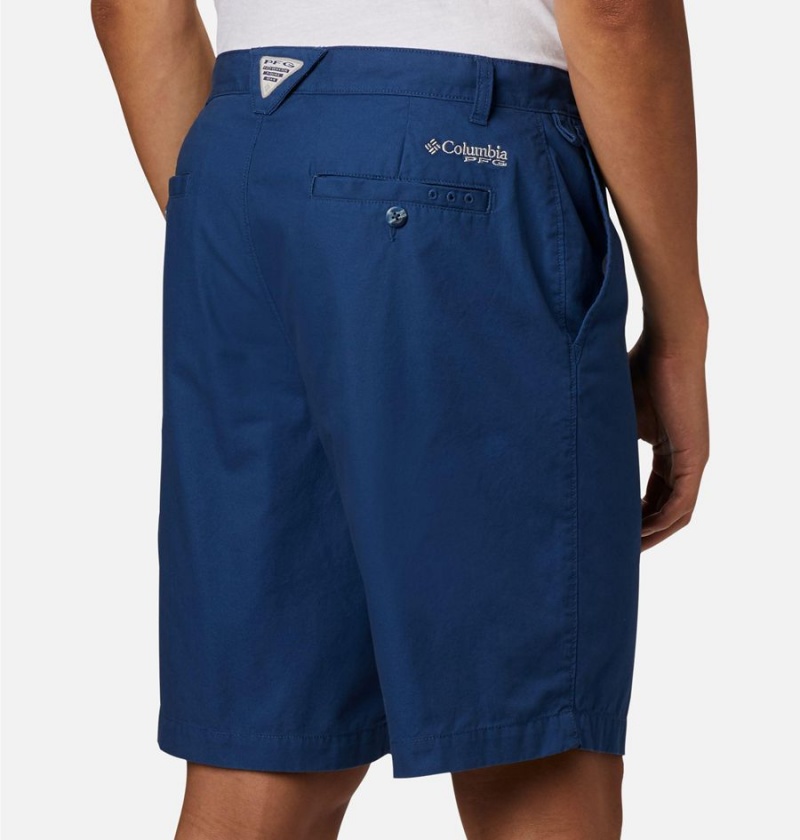 Blue Columbia PFG Bonehead II Men's Shorts | 25361MSVU