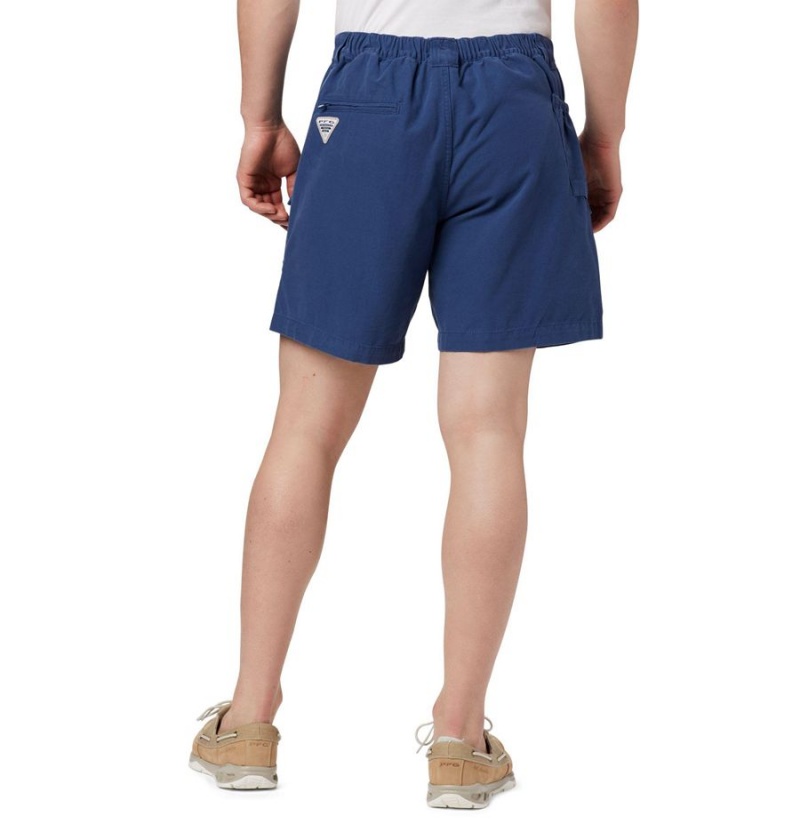 Blue Columbia PFG Brewha II Men's Shorts | 31895ZGIP