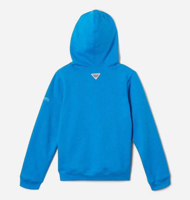 Blue Columbia PFG Elements Pullover Kids' Hoodie | 20463ZAED