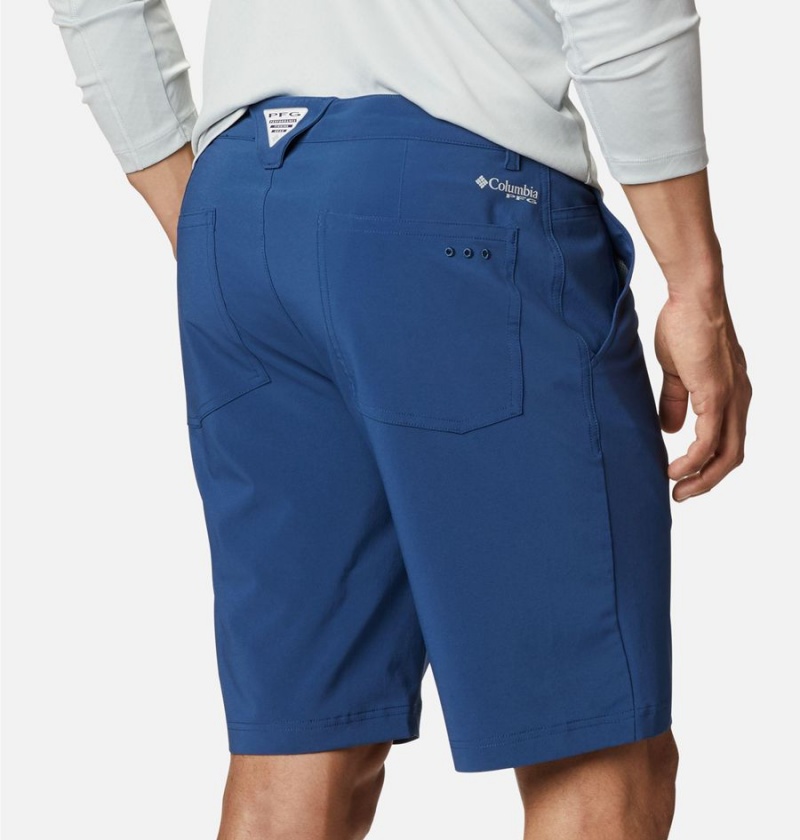 Blue Columbia PFG Slack Tide Men's Shorts | 18640OSWH