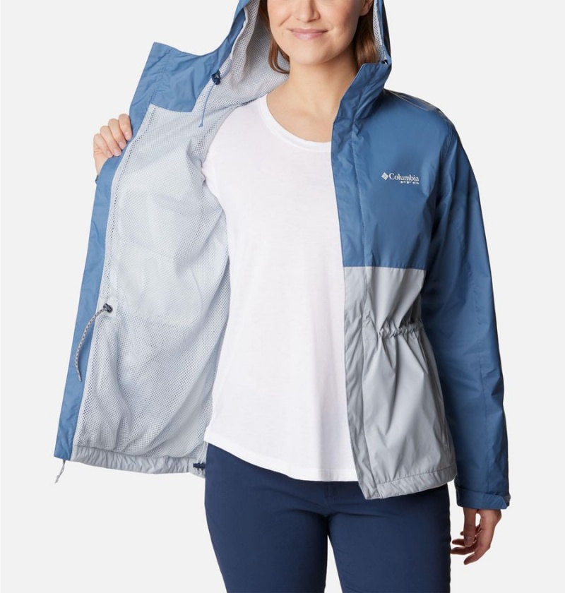 Blue Columbia PFG Storm Women's Rain Jacket | 72950YBAL