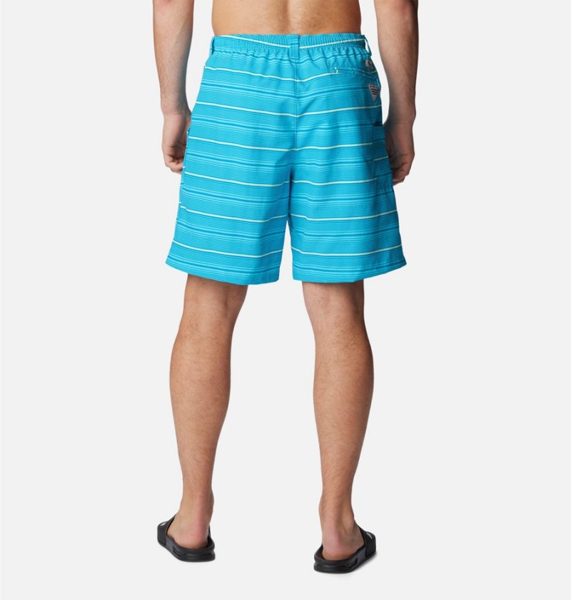 Blue Columbia PFG Super Backcast Water Men's Shorts | 69072ARZG