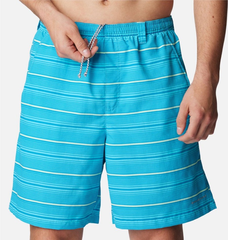 Blue Columbia PFG Super Backcast Water Men's Shorts | 69072ARZG