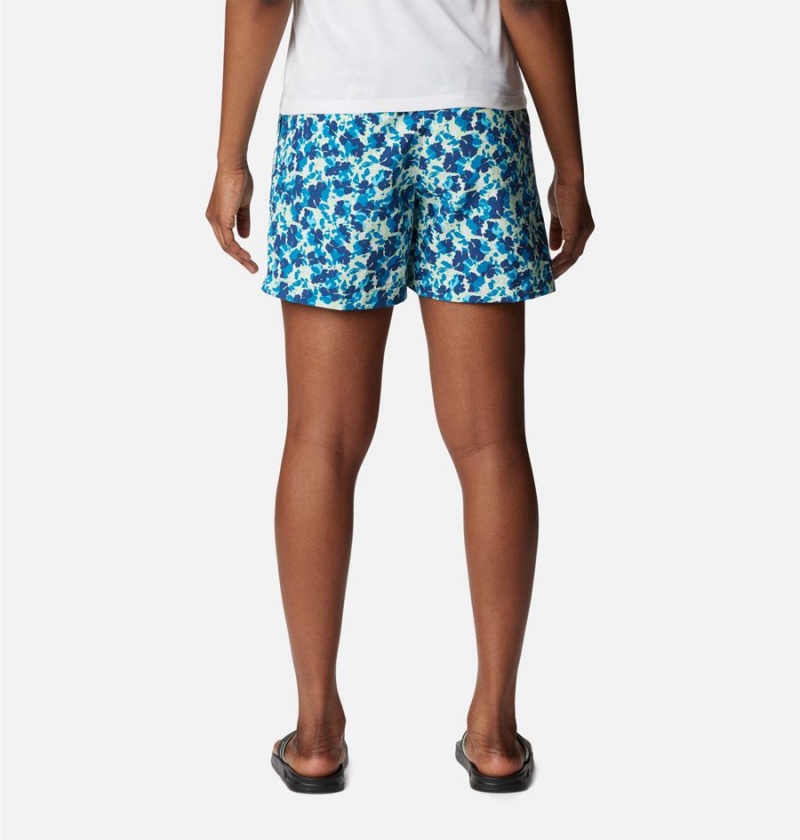 Blue Columbia PFG Super Backcast Water Women's Shorts | 59862WIQD