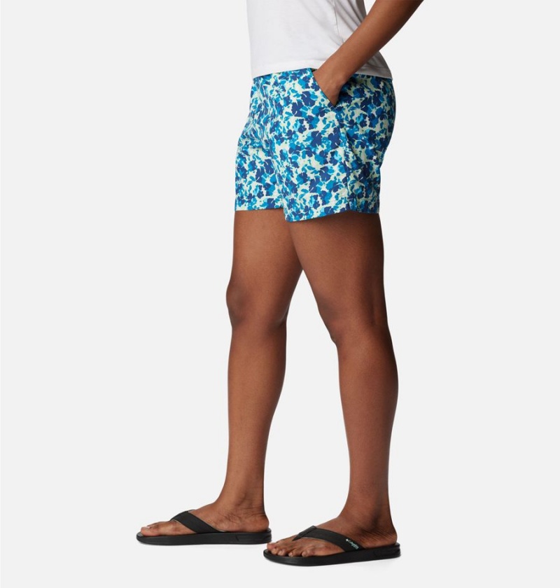 Blue Columbia PFG Super Backcast Water Women's Shorts | 59862WIQD