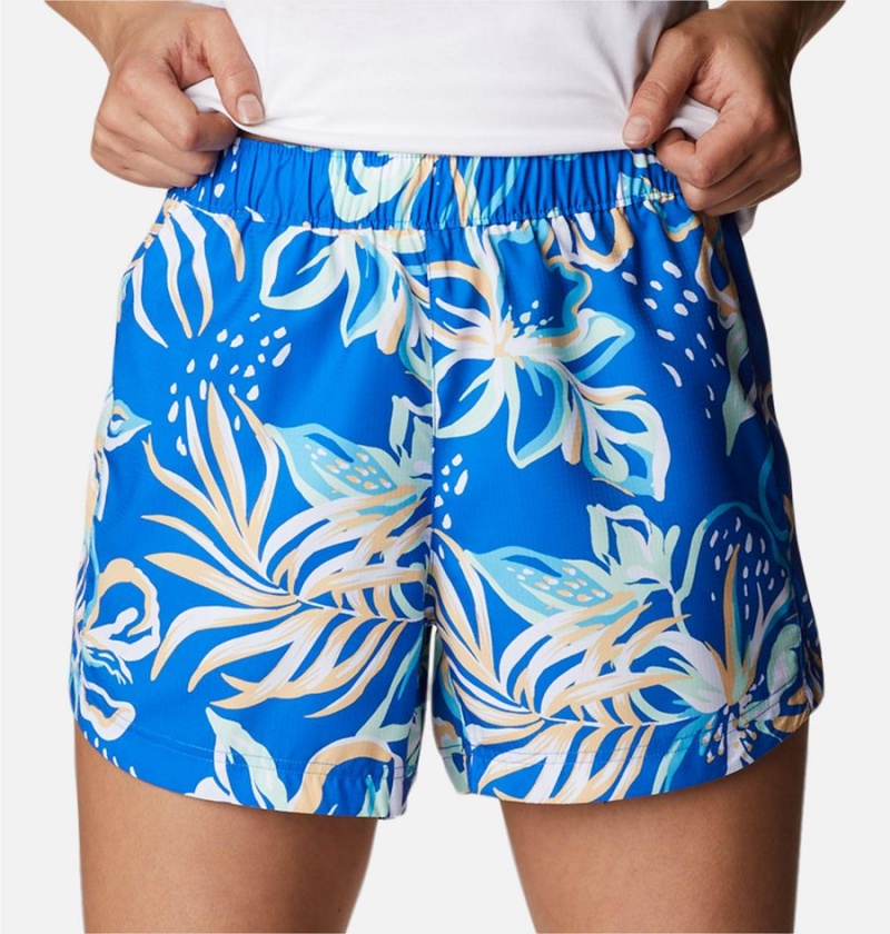 Blue Columbia PFG Super Tamiami Pull-On Women's Shorts | 83506OVKP