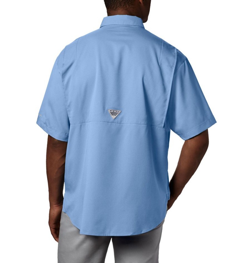 Blue Columbia PFG Tamiami II Short Sleeve Men's Shirt | 80915MNTS