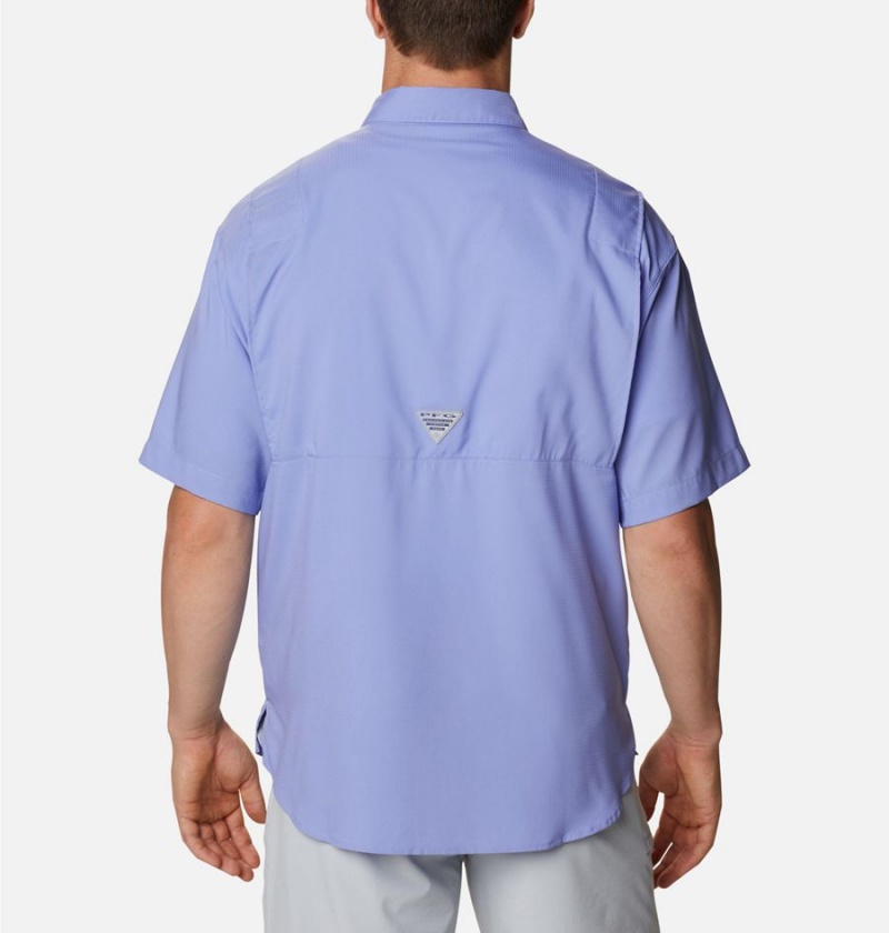 Blue Columbia PFG Tamiami II Short Sleeve Men's Shirt | 03958UFRA