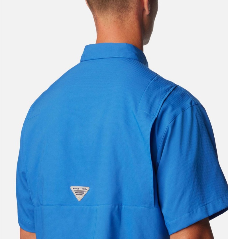 Blue Columbia PFG Tamiami II Short Sleeve Men's Shirt | 36850MTYJ