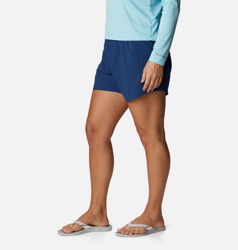 Blue Columbia PFG Tamiami Pull-On Women's Shorts | 89463UZOP