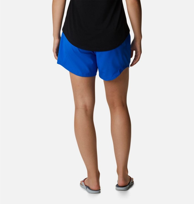 Blue Columbia PFG Tamiami Pull-On Women's Shorts | 92560WULO