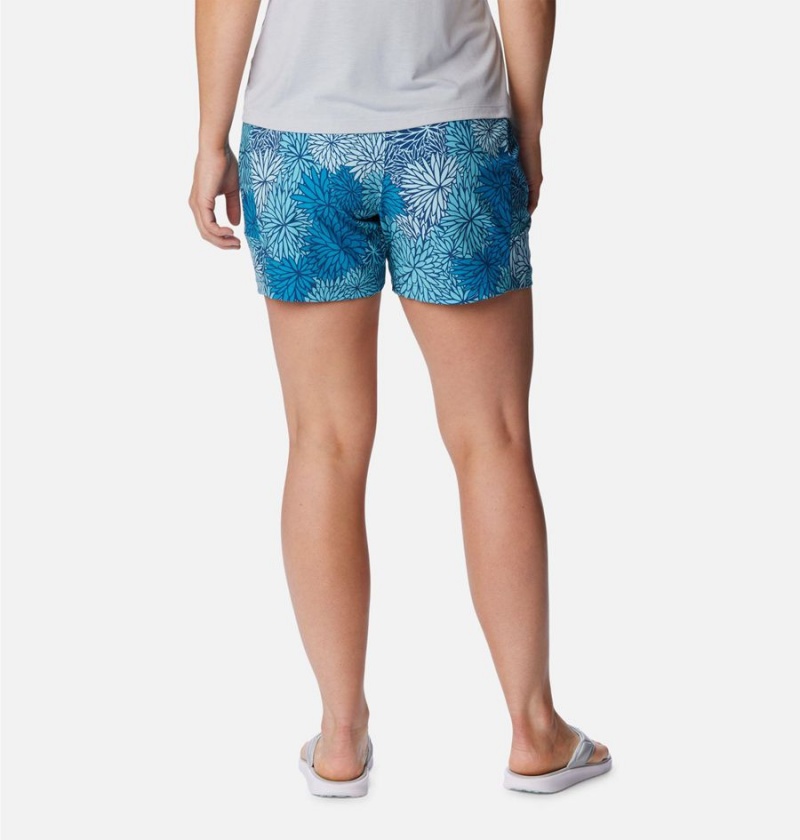 Blue Columbia PFG Tidal II Women's Shorts | 37689ROBA