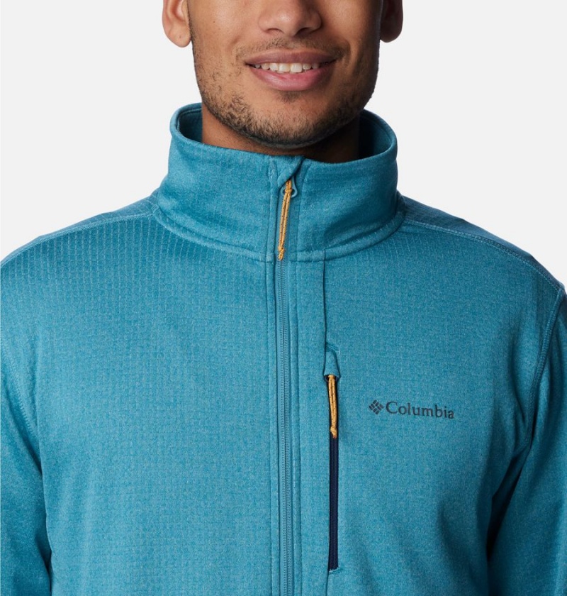 Blue Columbia Park View Fleece Half Zip Men's Pullover | 59378EJSI