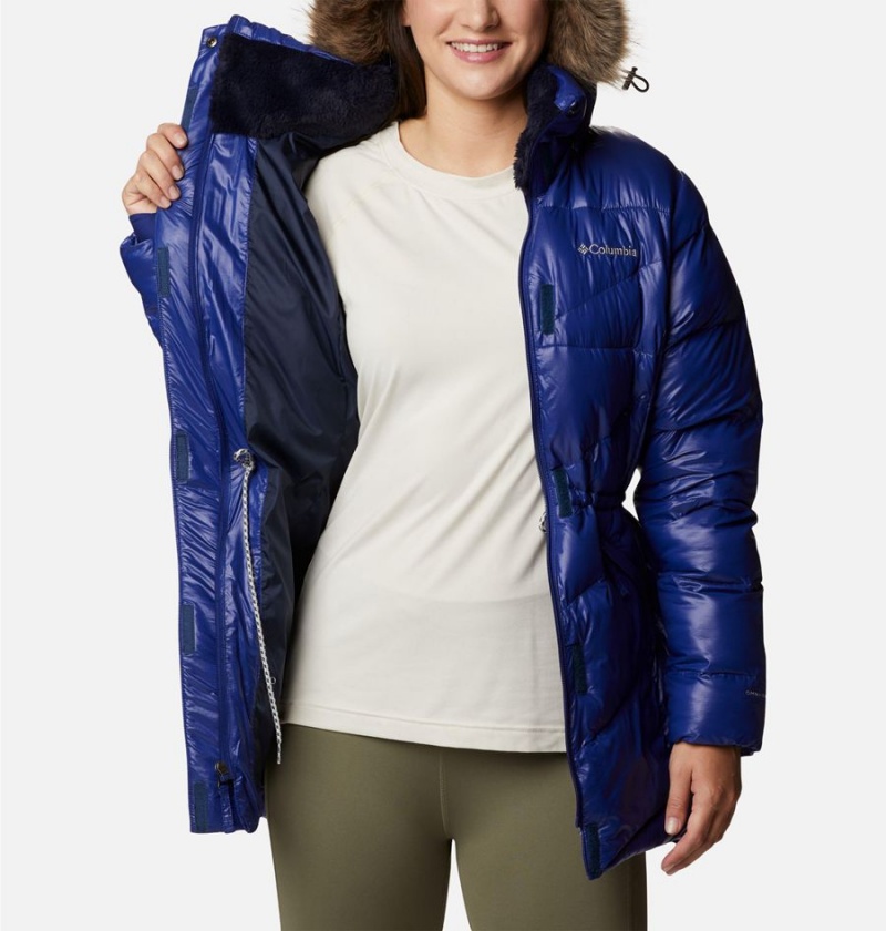 Blue Columbia Peak to Park Mid Insulated Women's Puffer Jacket | 81354RNPB