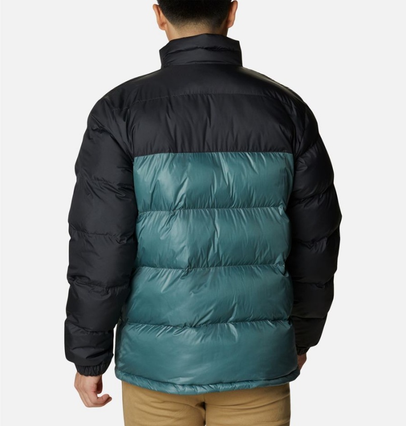 Blue Columbia Pike Lake Insulated Men's Puffer Jacket | 18765UBTV