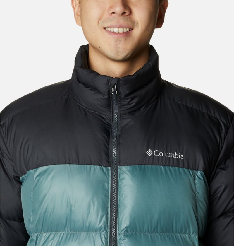 Blue Columbia Pike Lake Insulated Men's Puffer Jacket | 18765UBTV