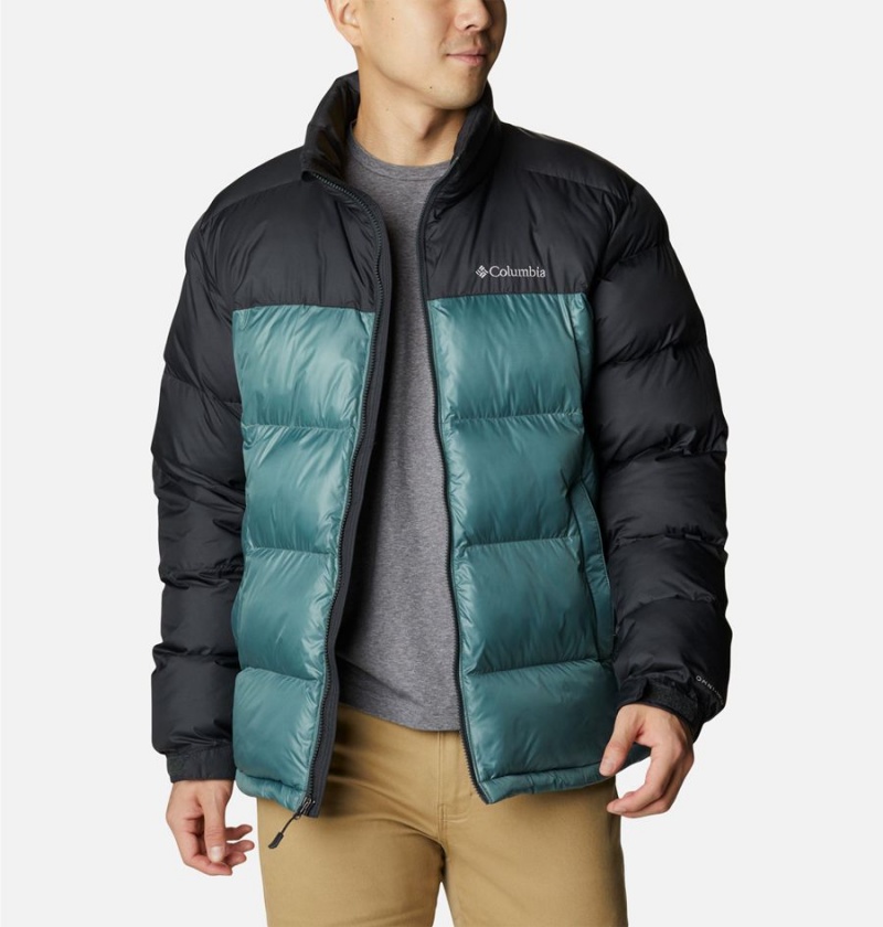 Blue Columbia Pike Lake Insulated Men's Puffer Jacket | 18765UBTV