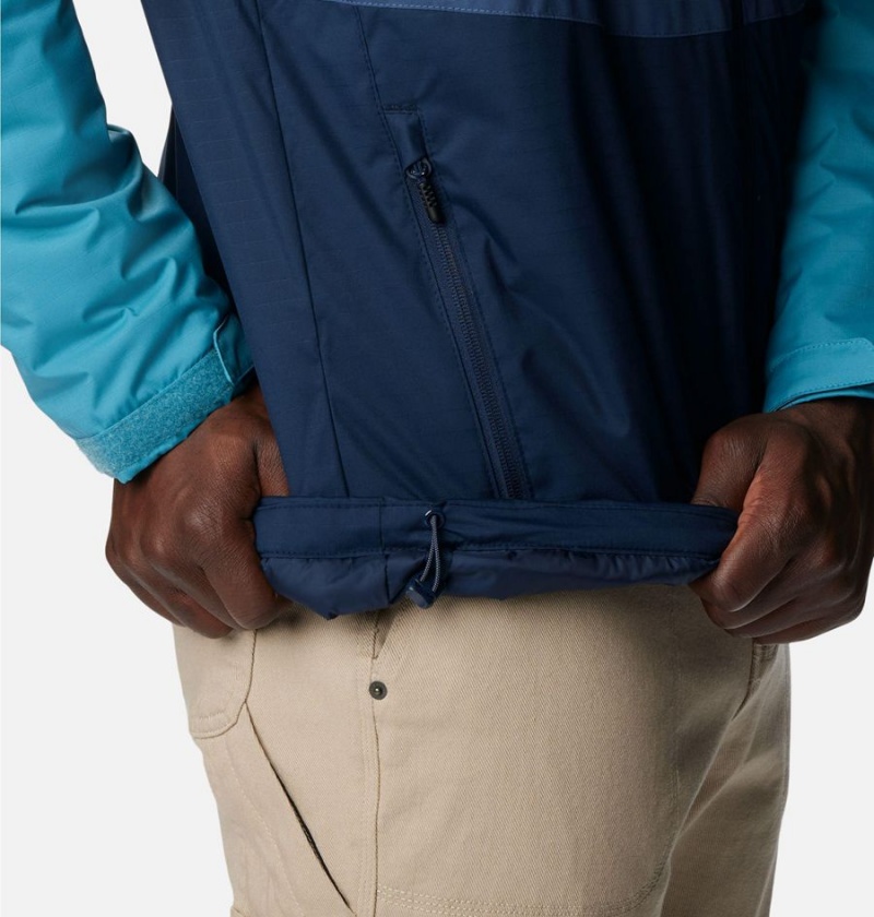 Blue Columbia Point Park Insulated Men's Puffer Jacket | 31479HIYM