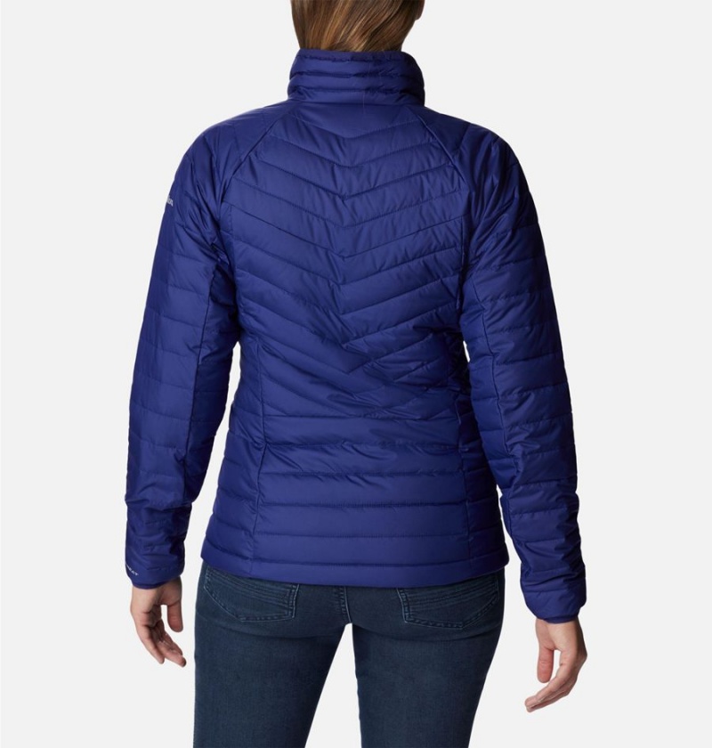 Blue Columbia Powder Lite II Full Zip Women's Puffer Jacket | 47198CQYL