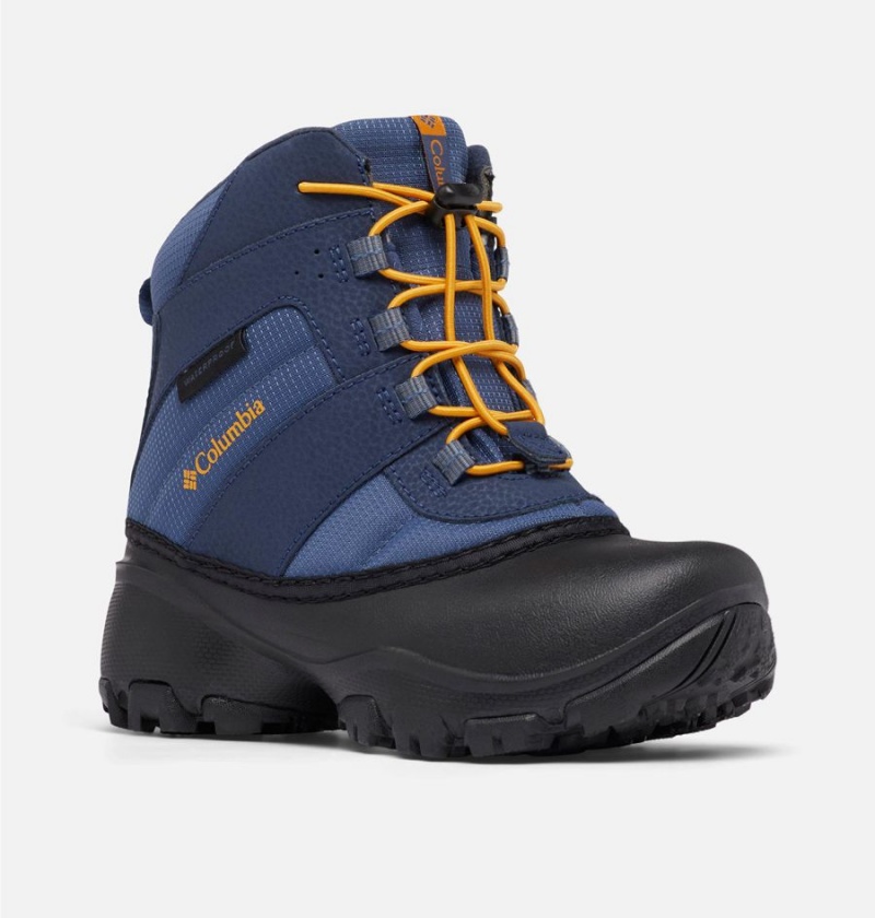 Blue Columbia Rope Tow Waterproof Kids' Boots | 49126PFQK