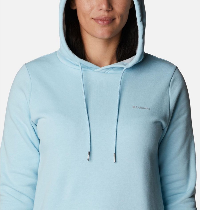 Blue Columbia Rush Valley Long Women's Hoodie | 42961QEAR