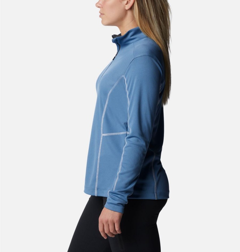 Blue Columbia Shotgun Quarter Zip Golf Women's Pullover | 89367AHUG