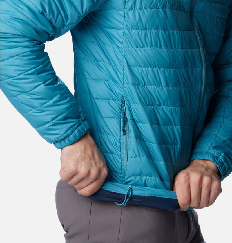 Blue Columbia Silver Falls Insulated Men's Puffer Jacket | 39451CFGT