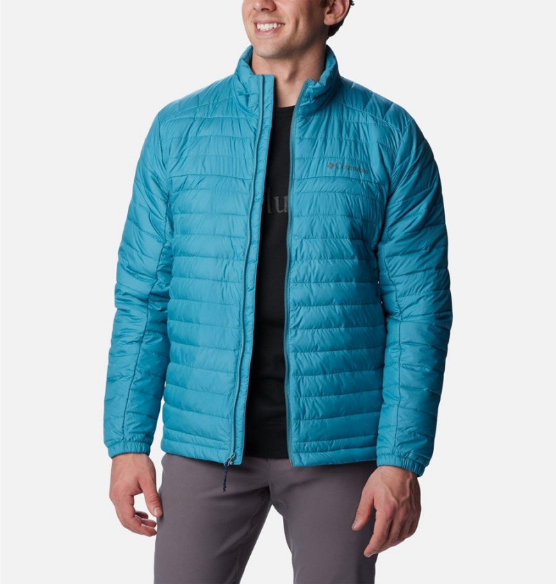 Blue Columbia Silver Falls Insulated Men's Puffer Jacket | 39451CFGT