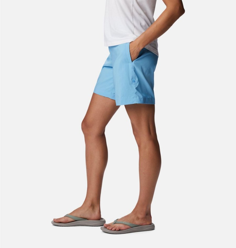 Blue Columbia Silver Ridge Utility Women's Shorts | 78320WFJI