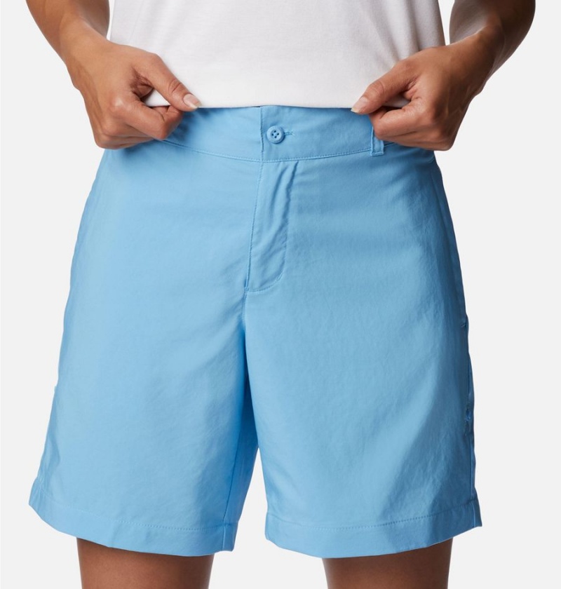 Blue Columbia Silver Ridge Utility Women's Shorts | 78320WFJI