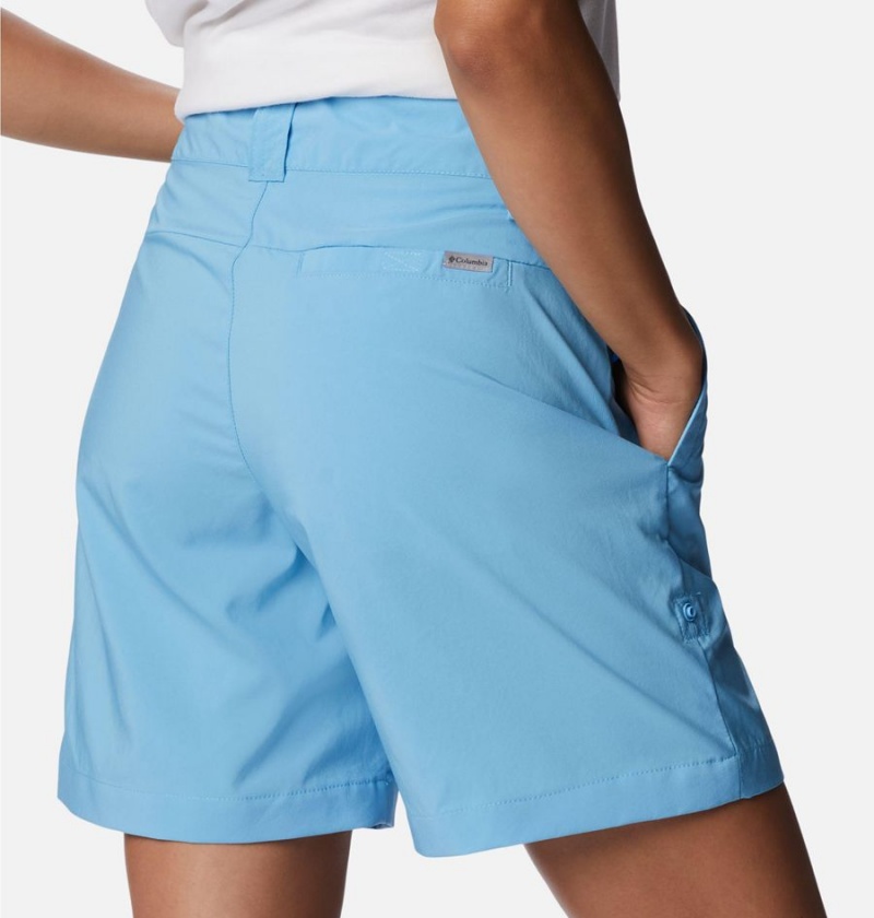 Blue Columbia Silver Ridge Utility Women's Shorts | 78320WFJI