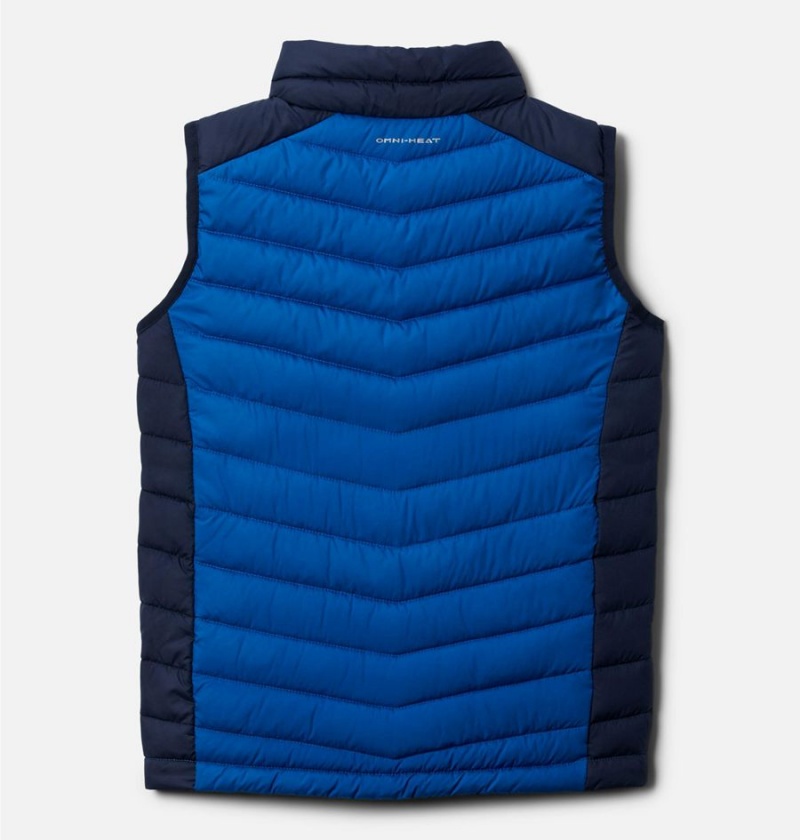 Blue Columbia Slope Edge Kids' Vest | 82590QVTR