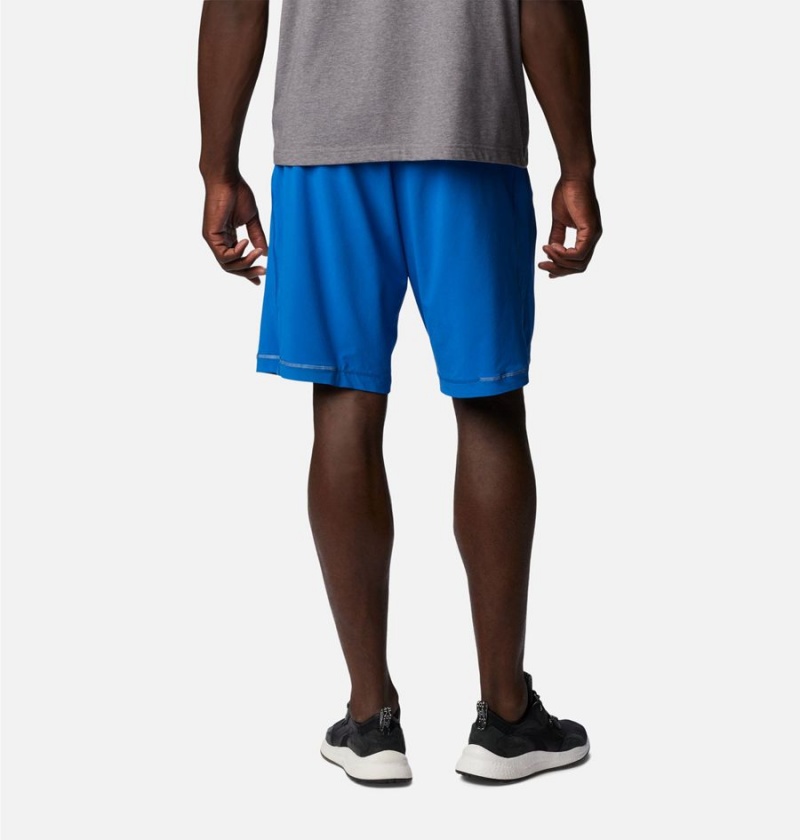 Blue Columbia Stealth Camp Active Men's Shorts | 24509IWNQ