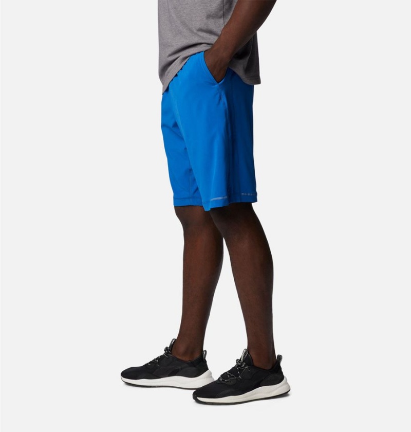 Blue Columbia Stealth Camp Active Men's Shorts | 24509IWNQ