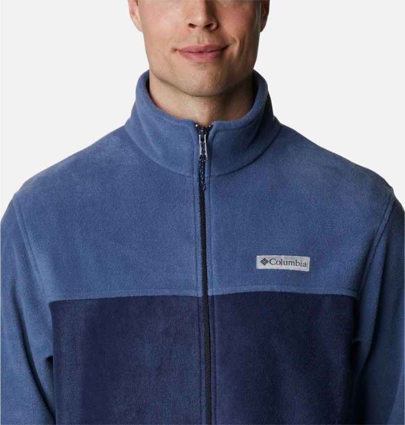 Blue Columbia Steens Mountain 2.0 Full Zip Men's Fleece Jacket | 40793UXQZ