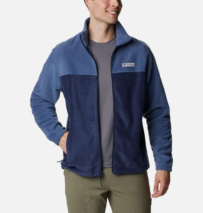 Blue Columbia Steens Mountain 2.0 Full Zip Men\'s Fleece Jacket | 40793UXQZ