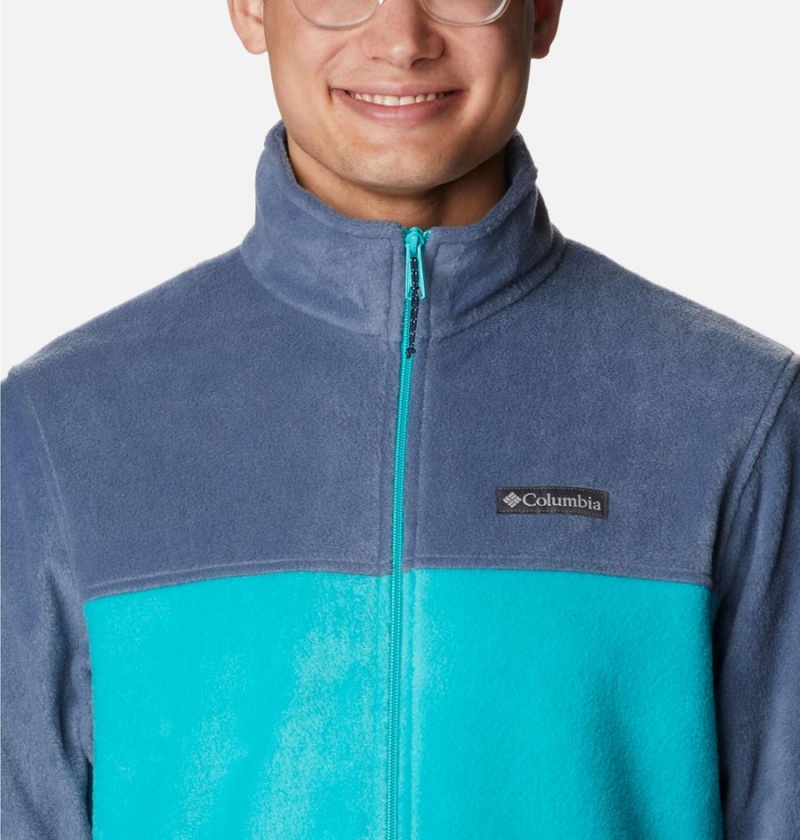 Blue Columbia Steens Mountain 2.0 Full Zip Men's Fleece Jacket | 72018HQPY