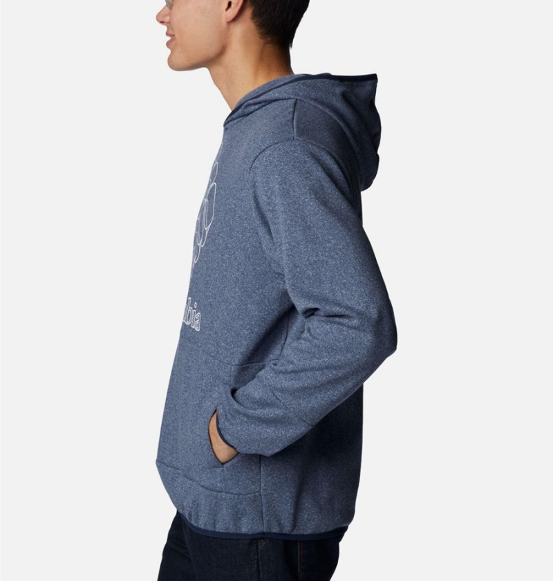 Blue Columbia Stone Canyon Men's Hoodie | 19764EBGV