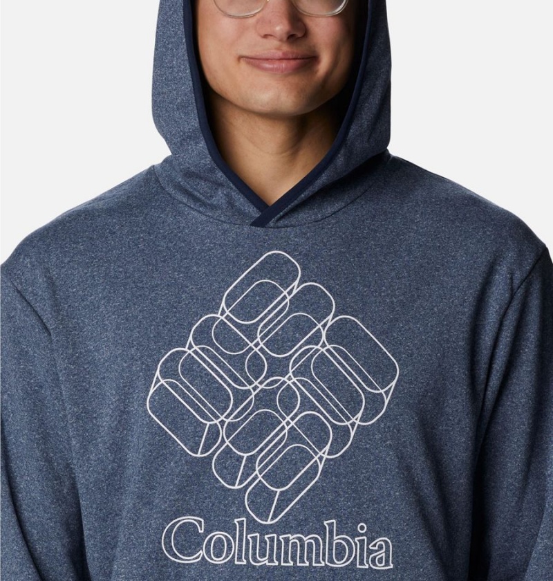 Blue Columbia Stone Canyon Men's Hoodie | 19764EBGV