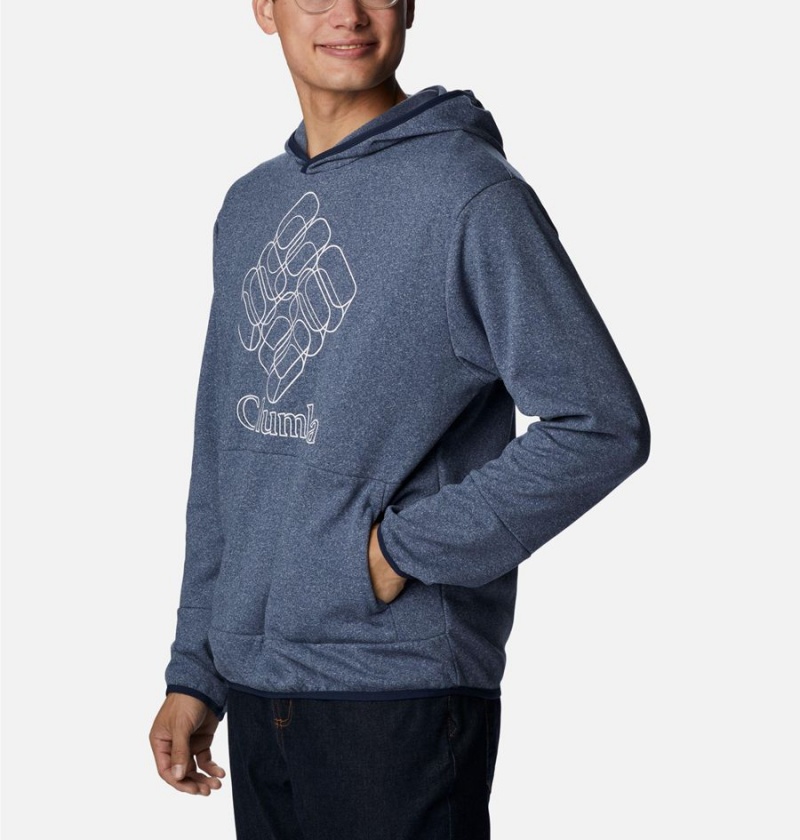 Blue Columbia Stone Canyon Men's Hoodie | 19764EBGV