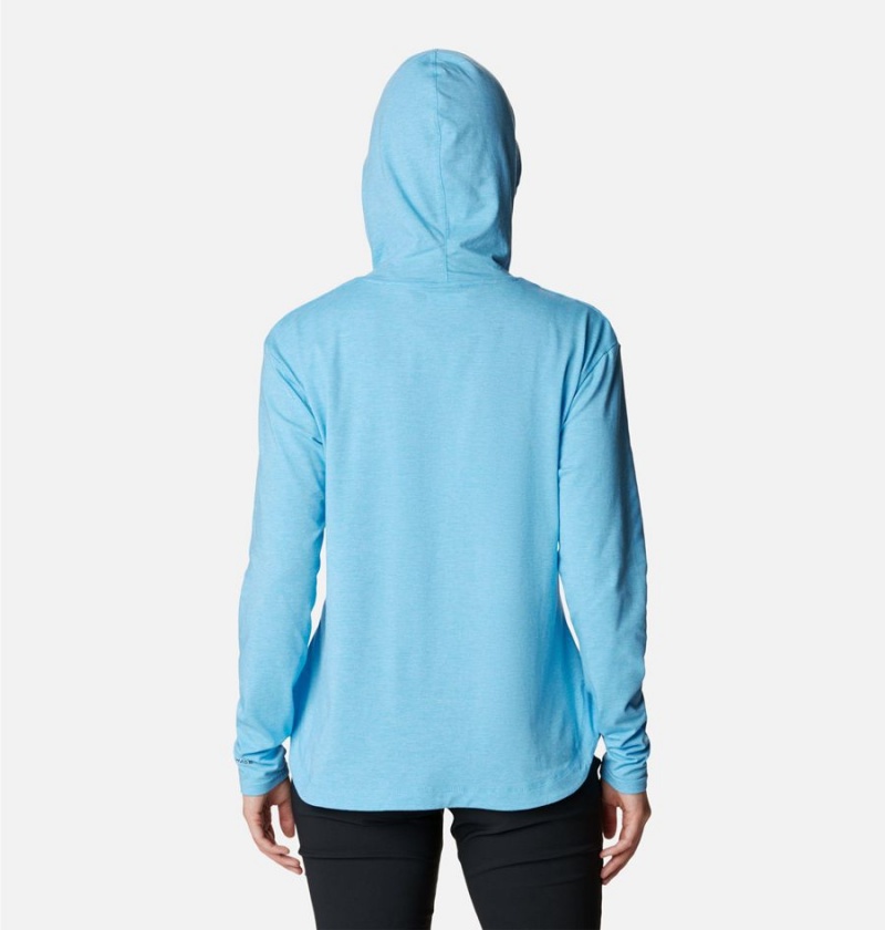 Blue Columbia Sun Trek Pullover Women's Hoodie | 64015QBFN