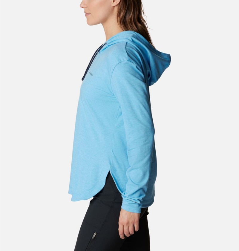 Blue Columbia Sun Trek Pullover Women's Hoodie | 64015QBFN